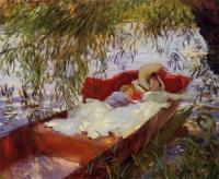 Sargent, John Singer - Two Women Asleep in a Punt under the Willows